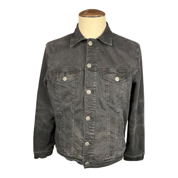 Malcom X No Justice, No Peace Denim Jacket, Reworked, Upcycled BLM Size Large - Picture 2 of 2